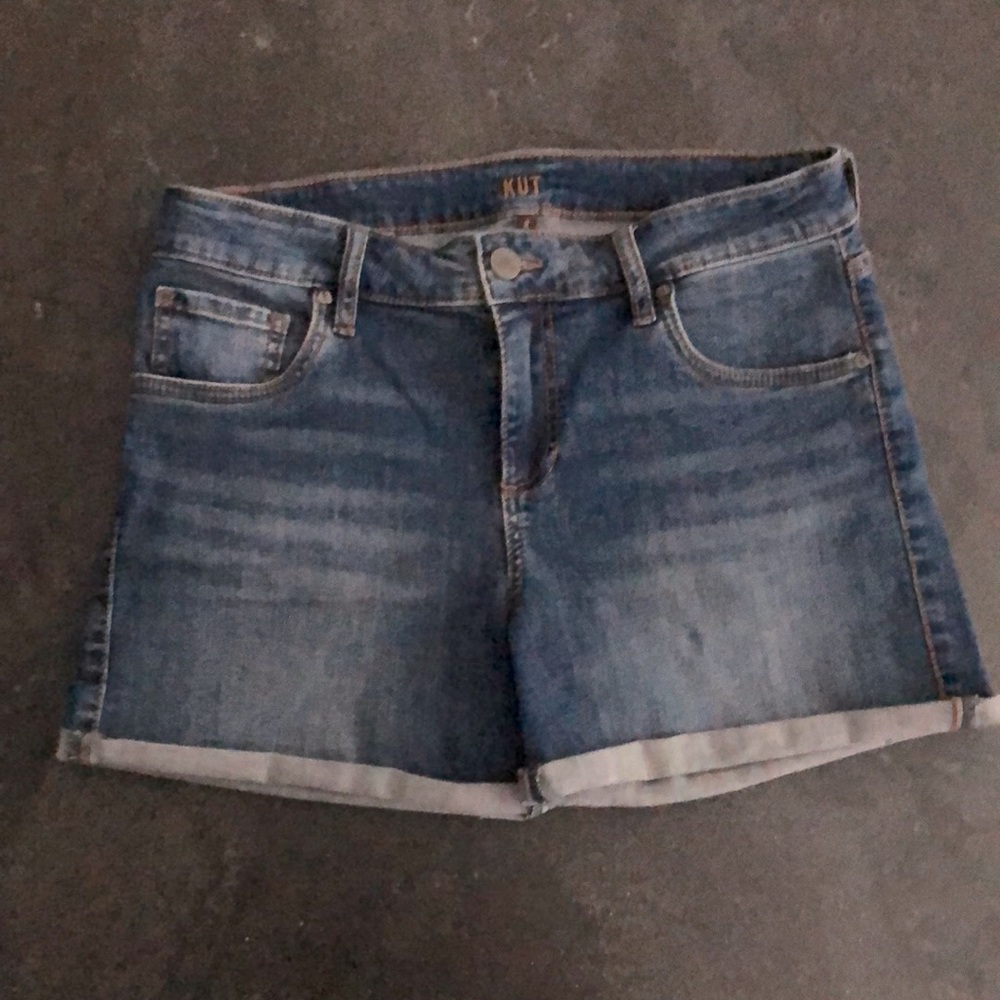 Kut from the Kloth Blue Jean Shorts